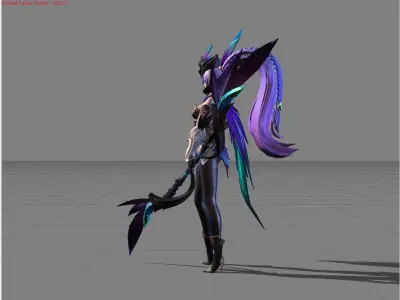 Miya Modena Butterfly Low-poly 3D model