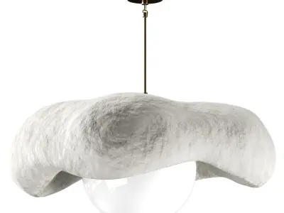 Flamingo Tongue Illuminated sculpture Low-poly 3D model