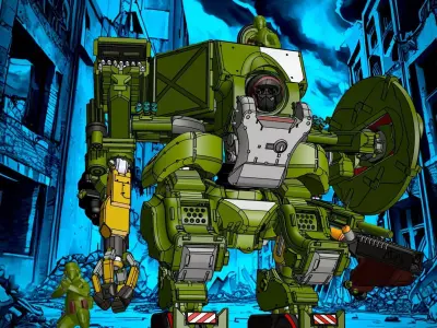 Ironside mech 3D model