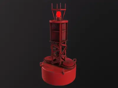Buoy 3D Model Low-poly 3D model