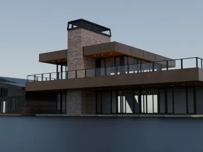 Modern House Pack Vol 1 Low-poly 3D model