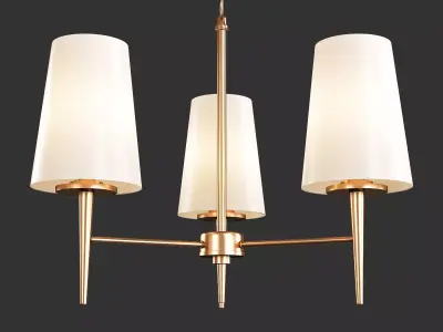 DRISCOLL LED CHANDELIER Low-poly 3D model