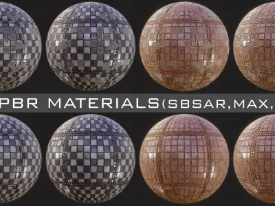32 PBR Materials Texture