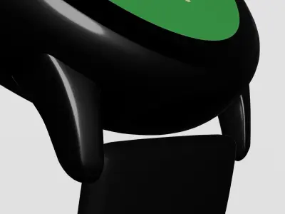 Round Smartwatch 3D model