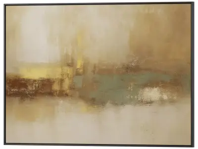 Set of 3 Abstract Paintings in Frames 3D model buy