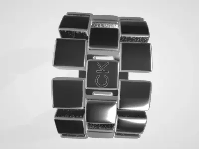 Calvin Klein Womens GEOMETRIC Collection Ring Low-poly 3D model