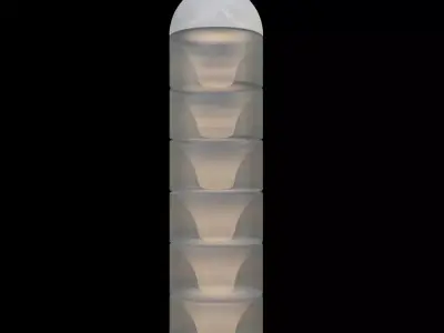 LT316 FLOOR LAMP IN MURANO GLASS Blender File 3D model