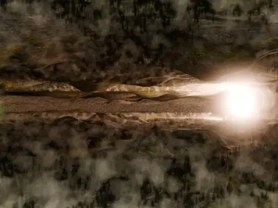 Hollow Cave Free 3D model