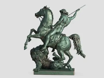  The Lion Fighter by Albert Wolff 