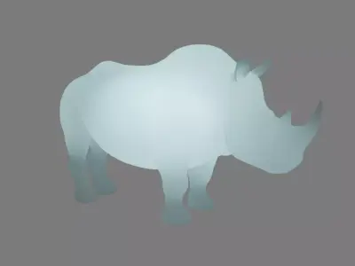 Indirect Rhinoceros lighting 3D model
