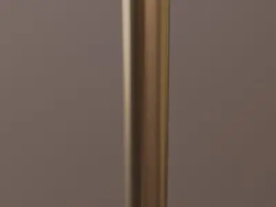 Stainless Steel Bollard High and Low-Poly 3D Model Pack