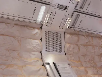 scifi corridor2 3D model