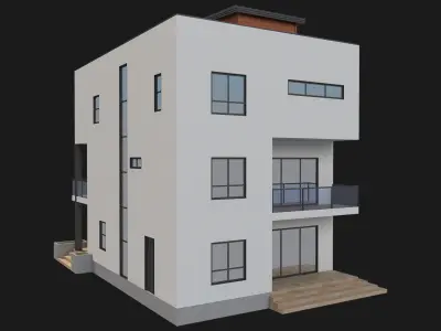 Contemporary House 3 3D model