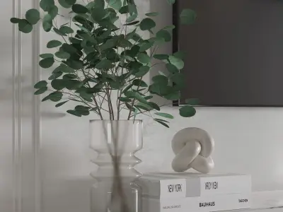 Tv Wall Set 02 3D model