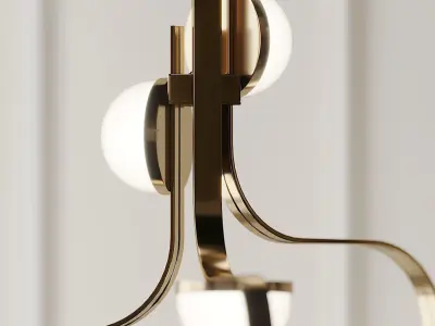 Bodo Sperlin Chandelier by Lobmeyr 3D model