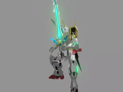 The Mecha Attacker 1 3D model
