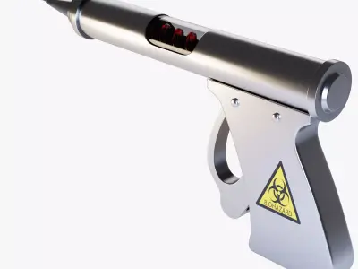 Syringe Gun 3D model