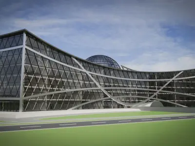 Science centre 3D model