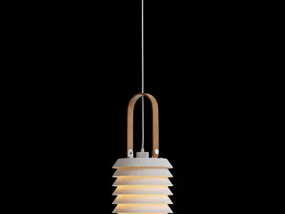 Hanging lamp ROINE Low-poly 3D model