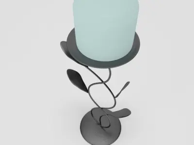 Candelholder Leafs 3D model