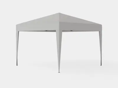 Easy up Pergola Low-poly 3D model