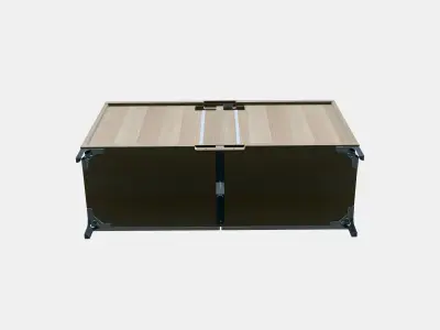 BESTA TV bench with doors 22 Low-poly 3D model purchase