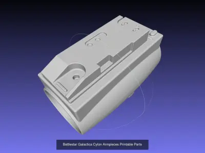 Battlestar Galactica Cylon Costume Set 3D Model Pack