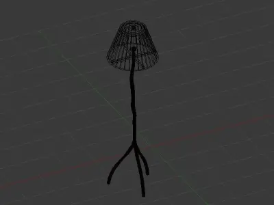 Modern Floor Lamp 3d Model - Twig Lamp Free low-poly 3D model