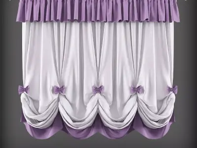 Curtain 3D model 310 Low-poly 3D model