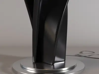 metal floor lamp 3D model