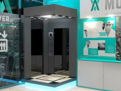 STAND EXHIBITION MOVER 3D model