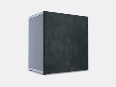 BESTA Shelf unit with door 46 Low-poly 3D model