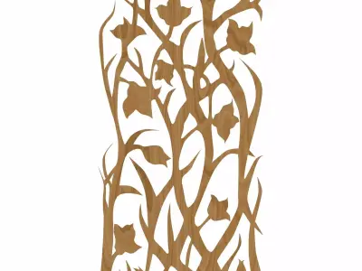 Decorative panel STL 3D model