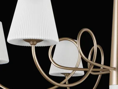 81407x Vortico Lightstar Chandelier 3D model