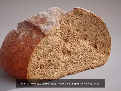 Rye breads 3D Model Pack