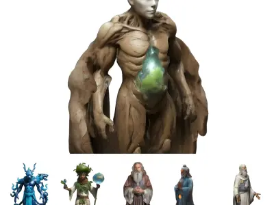 Mystic Realms Collection 3D print model