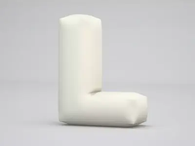L Balloon 3D model