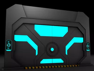 Sci Fi Door  3D model