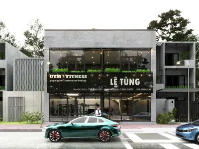SmathGym le chinese restaurant and coffee shop 3D model