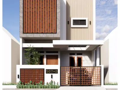 Small Modern House 3D model