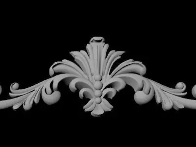 dekor ornate ornament 3D model 3