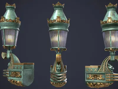 Wall Lamp 3D model 49
