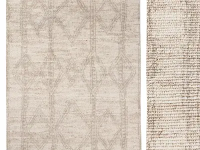 PAVATI WOOL RUG 3D model