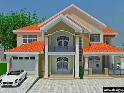 6 Bedroom Residential 3D model