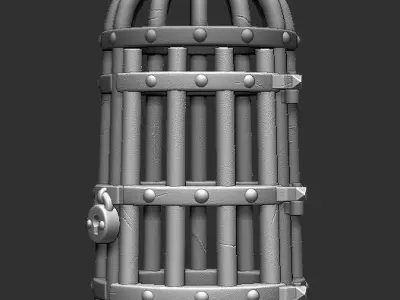 Hanging Cage for Prisoners 3D print model