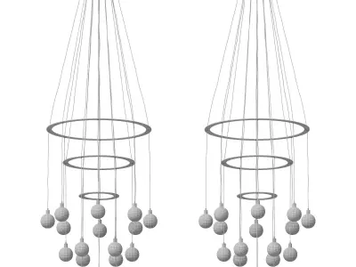 SkLO Chandelier 3D model