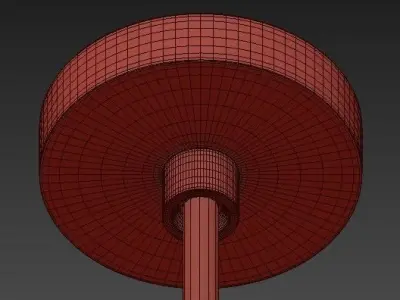 Work Lamp designed 3D model