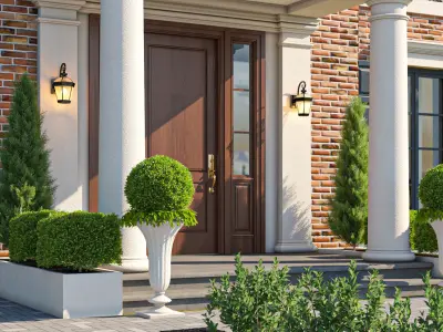 Modern Classic house 2 3D model