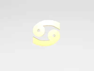 Cancer v1 005 Low-poly 3D model