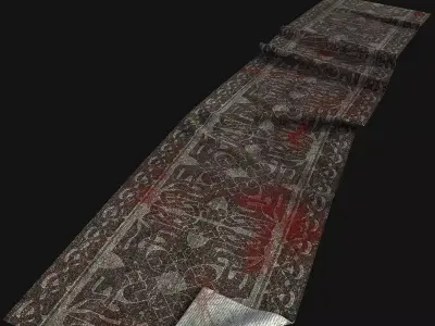 Old Carpet 3 3D model